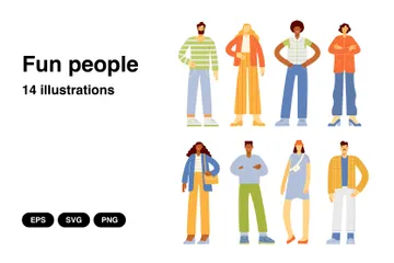 Fun People Illustration Pack