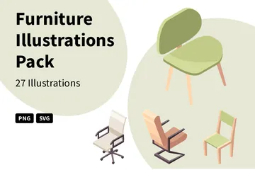 Furniture Illustration Pack