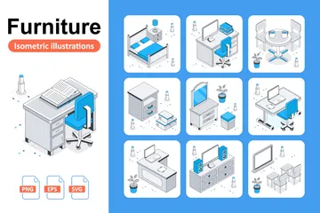 Furniture Illustration Pack