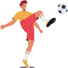 Fussballspieler Illustrationspack