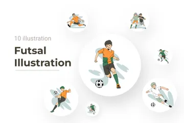 Futsal Pack d'Illustrations