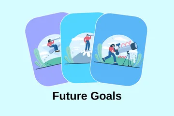 Future Goals Illustration Pack