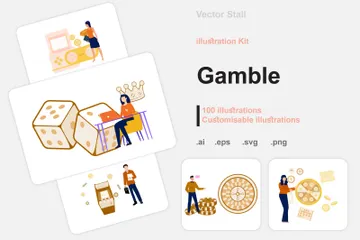 Gamble Illustration Pack
