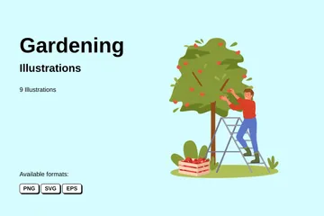 Gardening Illustration Pack