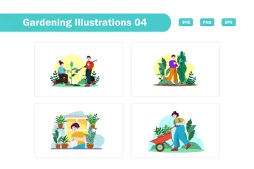 Gardening Illustration Pack