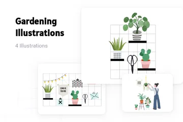 Gardening Illustration Pack