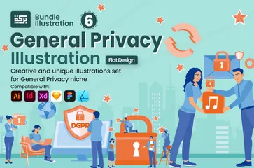 General Privacy Illustration Pack