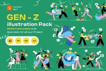 Generation - Z Illustrationspack