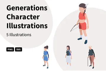 Generations Character Illustration Pack
