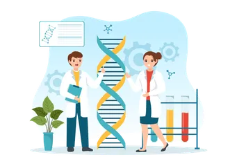 Genetic Engineering Illustration Pack