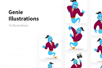 Genie Illustration Pack