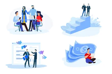 Hommes d'affaires Pack d'Illustrations