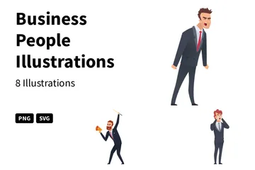 Gente de negocios Paquete de Ilustraciones