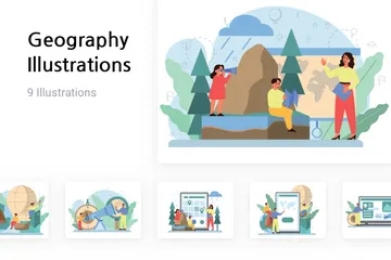 Geography Illustration Pack