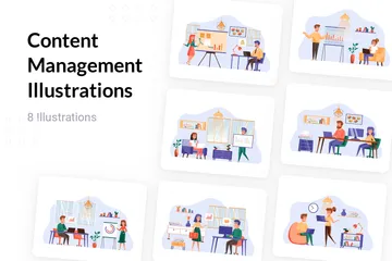 Gestion de contenu Pack d'Illustrations