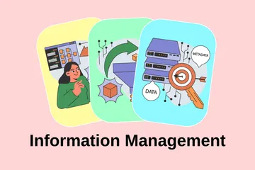 Gestión de la información Paquete de Ilustraciones