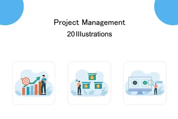 Gestion de projet Pack d'Illustrations