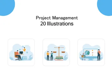 Gestion de projet Pack d'Illustrations