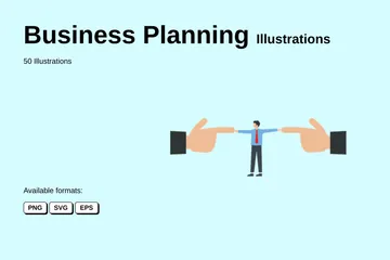 Planning d'affaires Pack d'Illustrations