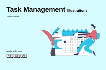 Gestion des tâches Pack d'Illustrations