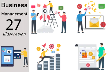 Administración de Empresas Paquete de Ilustraciones