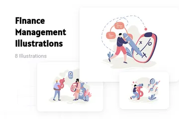 Gestion financière Pack d'Illustrations