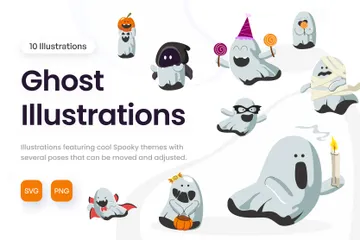 Ghost Illustration Pack