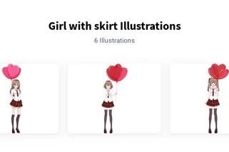Girl With Skirt