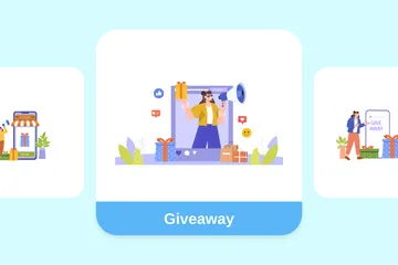 Giveaway Illustration Pack