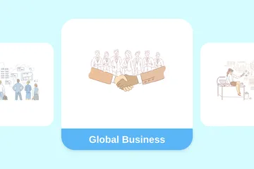 グローバルビジネス イラストパック