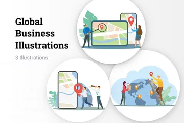 Global Business Illustration Pack