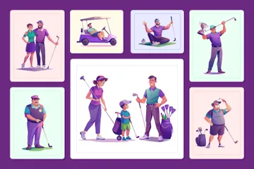 Golfclub Illustrationspack