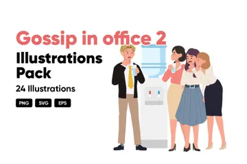 Gossip In Office Volume 2 Illustration Pack