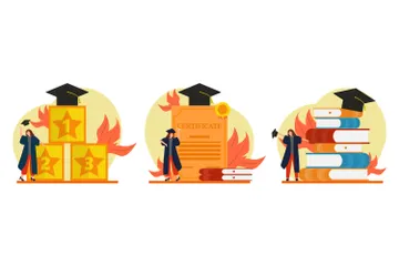 Graduation Illustration Pack