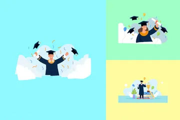 Graduation Day Illustration Pack