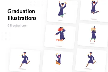 Graduation Illustration Pack