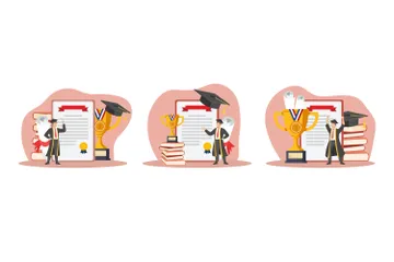 Graduation Illustration Pack