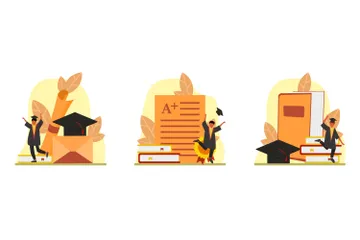 Graduation Illustration Pack