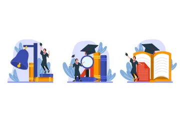 Graduation Illustration Pack