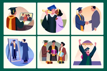 Graduation Illustration Pack