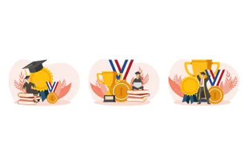 Graduation Illustration Pack