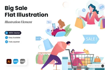 Grande vente Pack d'Illustrations