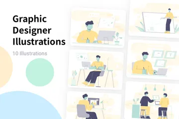 Graphic Designer Illustration Pack