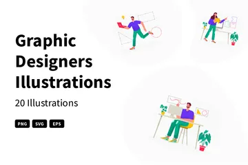 Graphic Designers Illustration Pack