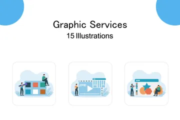 Graphic Services Illustration Pack