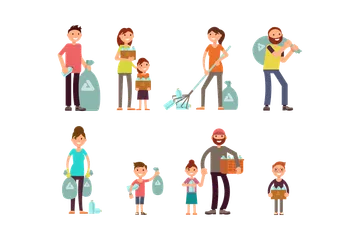 Group Of People Illustration Pack