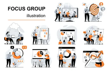 Groupe de discussion Pack d'Illustrations