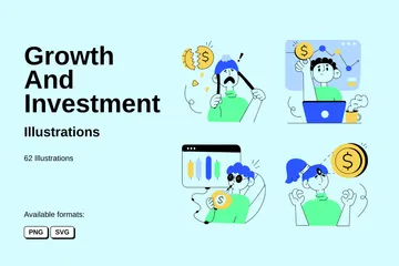 Growth And Investment Illustration Pack