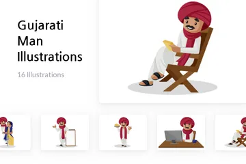 3 Gujarati Illustrations - Free in SVG, PNG, EPS - IconScout