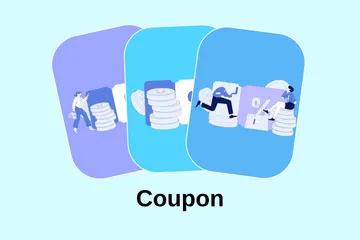 Coupon Illustrationspack